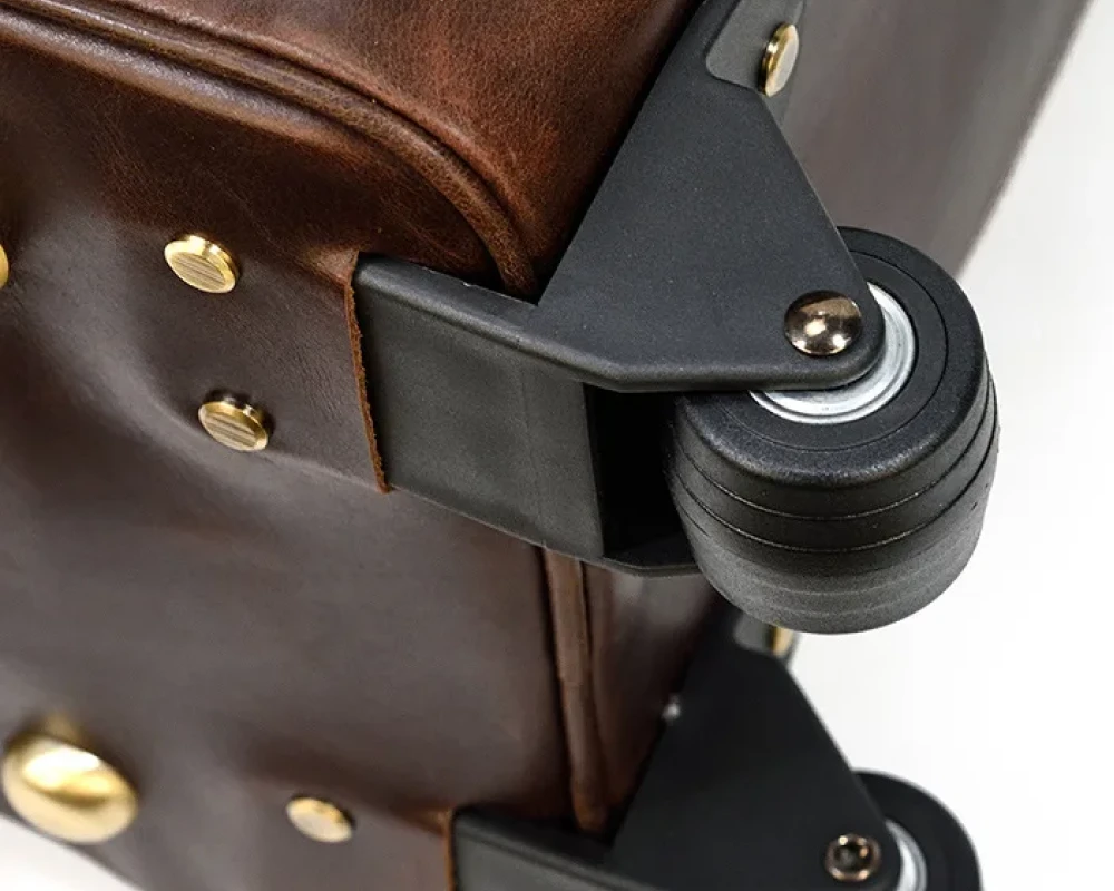 leather carry-on bag